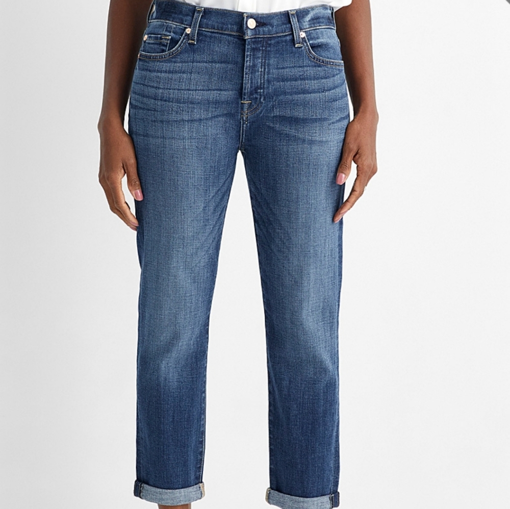 7 for all mankind Josefina boyfriend jeans 27